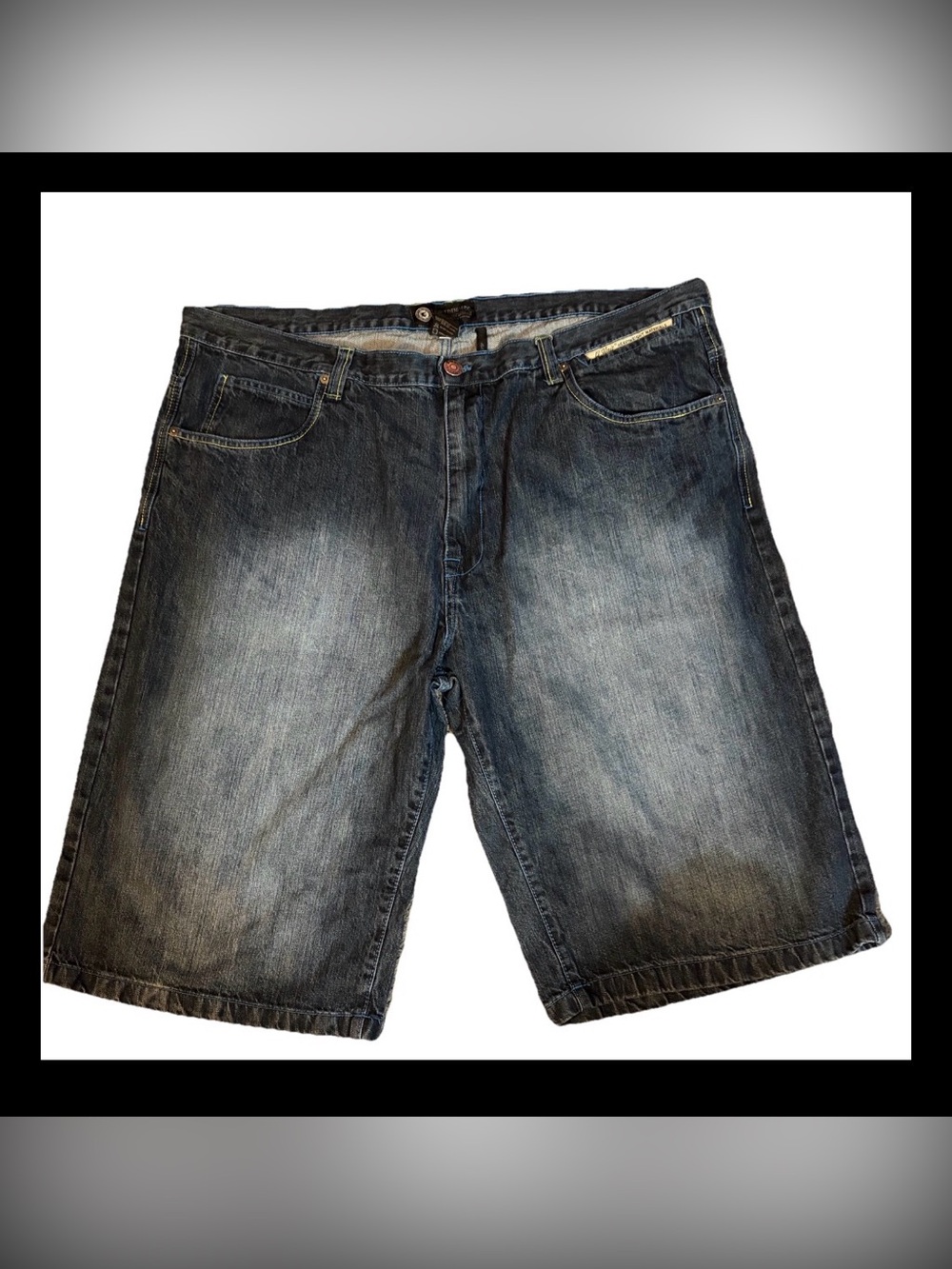 Vintage G-Unit baggy denim shorts Sz 46 dark wash
